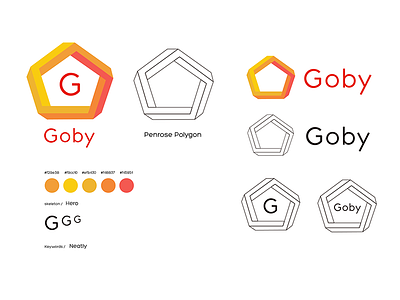 Goby Programming Language Logo Design go identity language logo ruby ui web