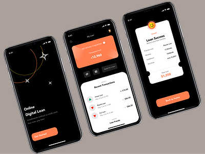 Finance App app design ui ux