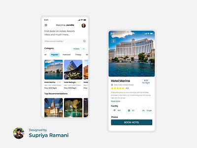Hotel Booking App booking booking app branding design figma hotel journey mobile tourism travel ui ux