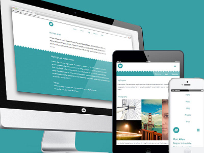 itsmattallen.co.uk - Coming Soon design interactivity logo navigation personal project website