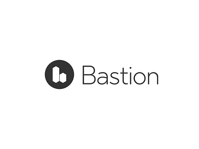 Bastion Logotype — Home Security & Automation App. app automation bastion home logo security