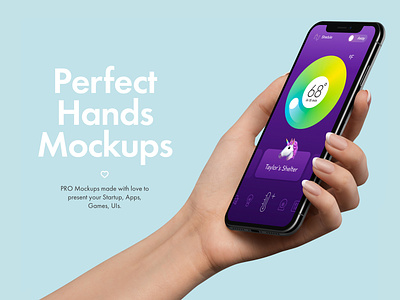 Perfect Hands Mockups design hands illustrator iphone x mockup ui