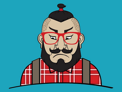 Too Many Topknots, Not Enough Samurai. hipster topknot