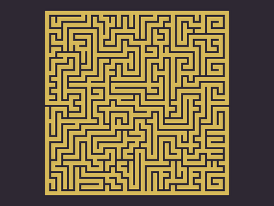 The Maze illustration labyrinth maze vector