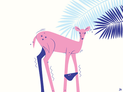 My little deer animal deer illustration monster panites pony sexy vector