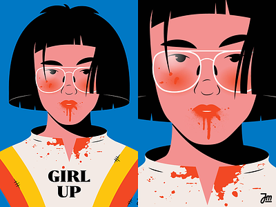 Girl up! asian character character design design face fashion girl girls hair head lady portrait woman women