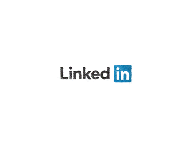 LinkedIN after effects animation famous brands intro linkedin logo motion motion design school