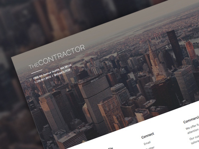 The Contractor architecture construction logo wordpress