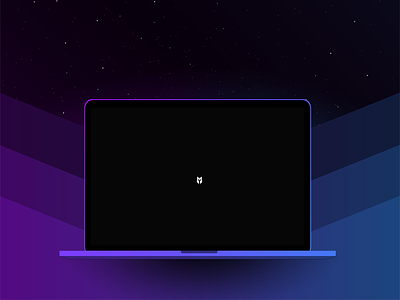 Playing with colors in Photoshop blue coming soon concept design display font idea laptop laptop mockup mock up mockup mockups photoshop photoshop art purple space splashpage ui wip