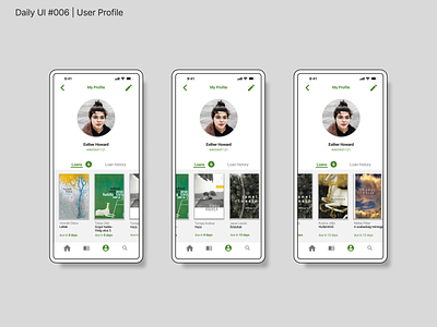 Daily UI #006 | User Profile 006 dailyui graphic design ui user profile