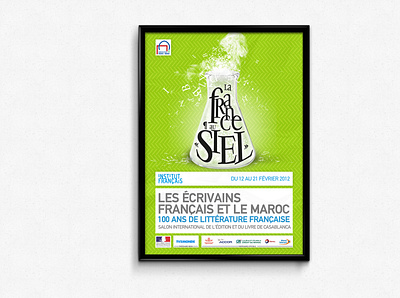 Institut français event poster event graphic design literature photo manipulation poster