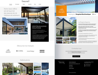 Spectra website minimal website wordpress