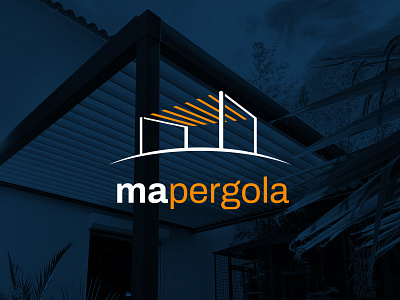 Mapergola logo branding illustration logo logotype minimal