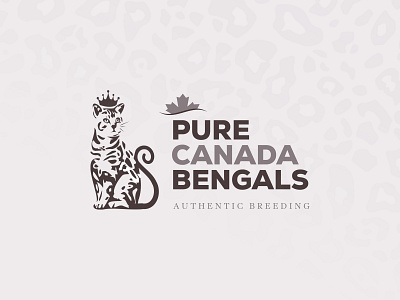 Pure Canada Bengals logo bengals branding canada e commerce icon logo minimal