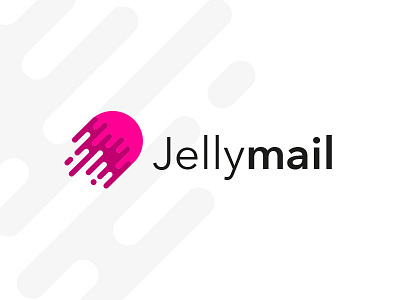 Jellymail branding icon logo design logotype minimal monogram