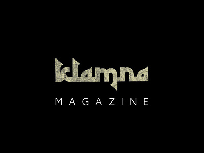 Klamna mag arabic branding logo design logotype minimal