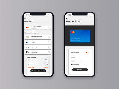 Credit card checkout app dailyui minimal signup