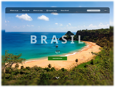 Tourism Landing Page app dailyui flat landing page minimal tourism ui ux web