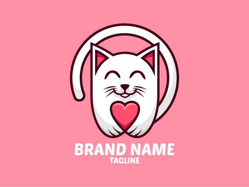 Cat Lover Logo By Vyraz On Dribbble