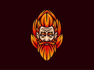 Fiery Man Logo