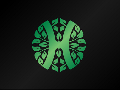 Healthy H Leaf Logo