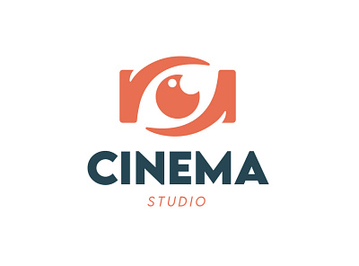 Studio Logo art branding camera cinema design entertainment exclusive eye illustration lens logo media minimalist modern photo photography simple vector video videography