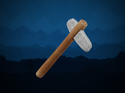 Valculator - Marketing 3d Prop - Flint Axe