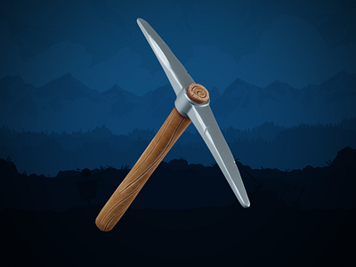 Valculator - Marketing 3d Prop - Pickaxe