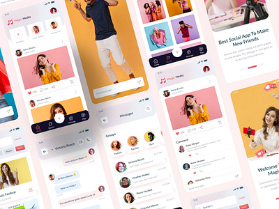 Magic Media Social Media UI Kit