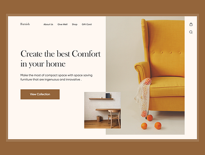 Furniture Concept Website