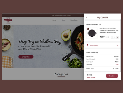 A web cart experience branding design illustration typography ui ui ux uidesign ux uxui