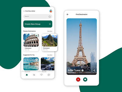 Travel app concept branding design illustration logo typography ui ui ux uidesign ux uxui