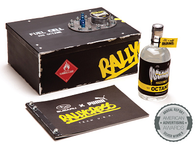 Puma Rallycross Packaging addy award annual report award winner book design packaging puma subaru