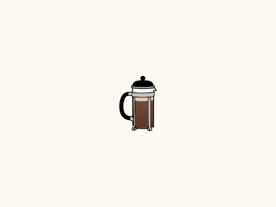 05 French Press Icon icon