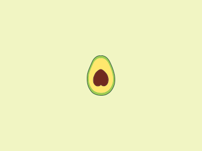 09 Avocado Icon food icon