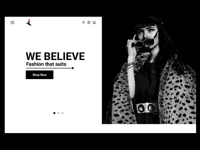 Fashion Web Page UI