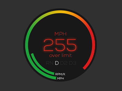 Speed Gauge - Car UI