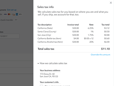 Automatic Sales Tax in QuickBooks invoice quickbooks sales tax