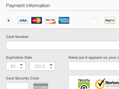 Credit Card Form credit card form ui user experience user interface ux