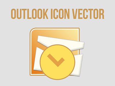 Free Outlook Icon Vector [PSD]