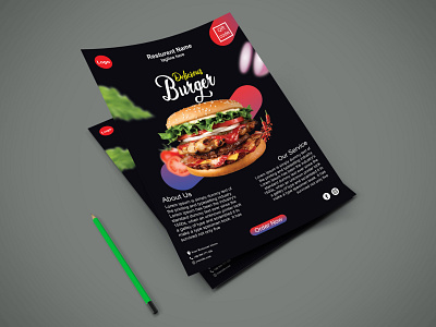 Fast Food Restaurant Menu fast food fast food restaurant menu graphic design menu restaurant