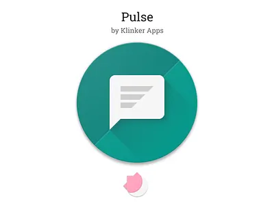 Pulse - Product Icon android concepts icon iconography material design messaging messenger process product icon pulse