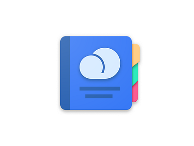 Journal Icon android design android icon app icon cloud icon journal material design notebook to do