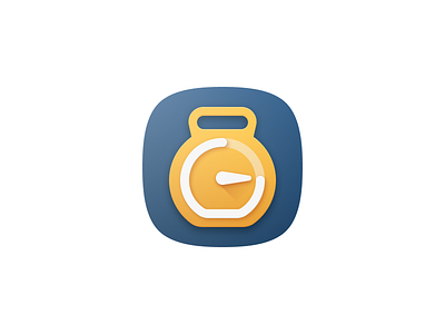 Workout Timer - Adaptive Icon adaptive icon android design android icon app icon crossfit icon kettlebell material design mobile timer workout