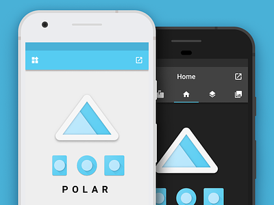 Polar Dashboard - Home android android app app design open source polar ui
