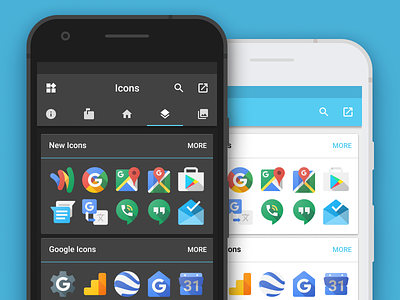 Polar Dashboard - Icons android android app app design icons open source polar ui
