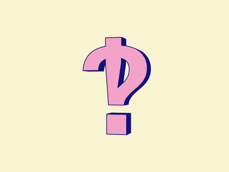 Interrobang landscape