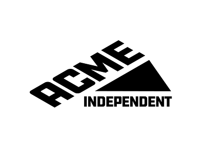 Acme acme developer development isometric logo logo design typography warm up