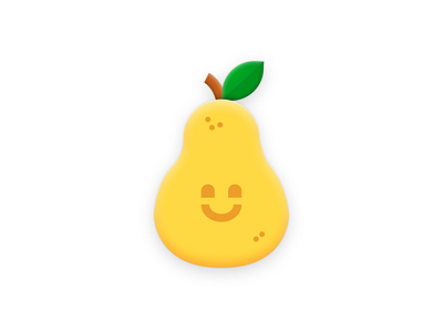 PearUp app icon design dating fresh fruit icon icon app pear pear icon wip