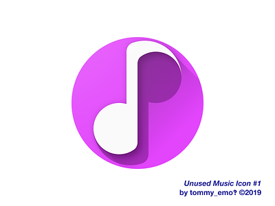 Music Icon #1 abstract app icon art deco color icon icon design icongraphy material music music note note purple symmetry